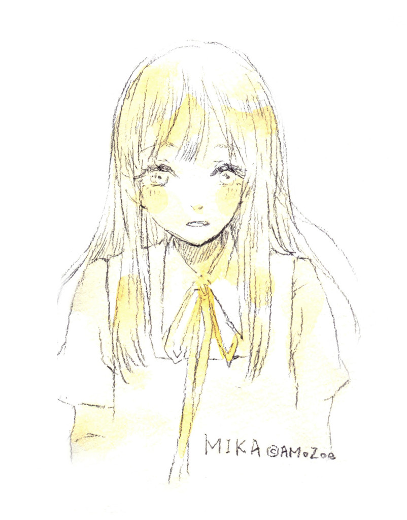 原创 AMoZoe 水彩涂鸦