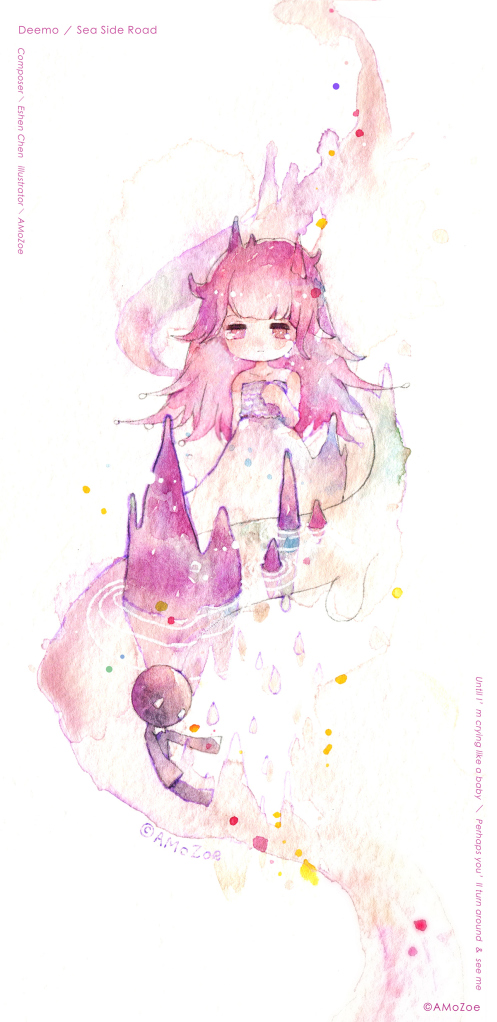 同人 AMoZoe Deemo曲绘Sea Side Road