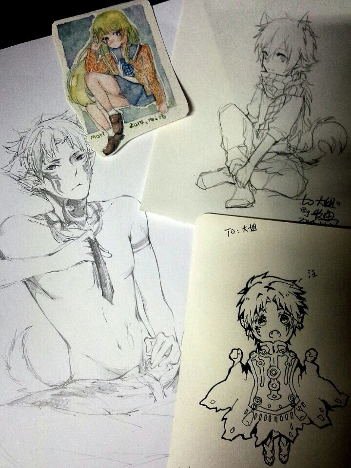 大姐收到的签绘